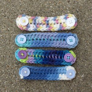 Crochet Mask Ear Savers Bundle of 4